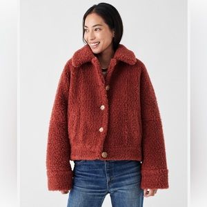 NWT Faherty Timber Ridge Fleece Jacket